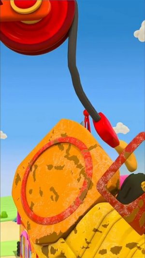 Лея и машинки убирают мусор! 🗑️🚯 #длядетей #мультик #игрушки