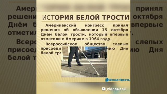 Международный день Белой трости смотреть онлайн