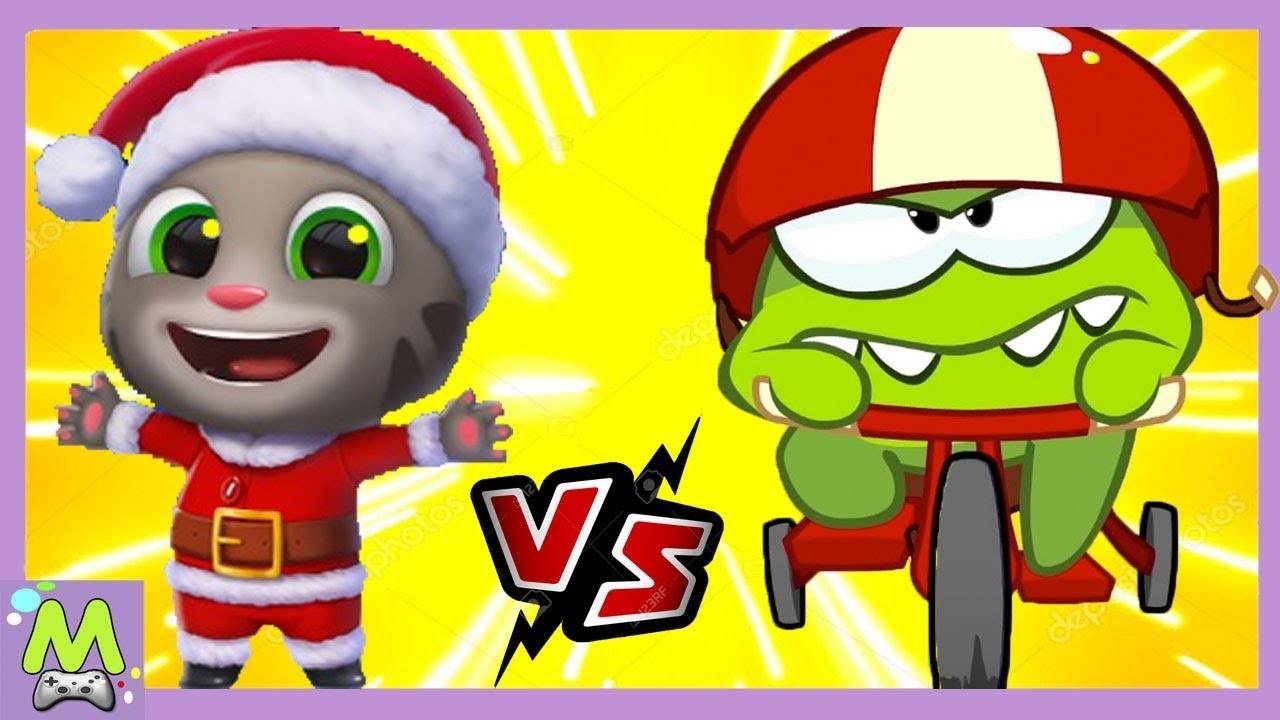 Говорящий Том против Ам Няма.Гонки на Скорость за Золотом.Кто Быстрее Всех смотреть онлайн