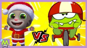 Говорящий Том против Ам Няма.Гонки на Скорость за Золотом.Кто Быстрее Всех