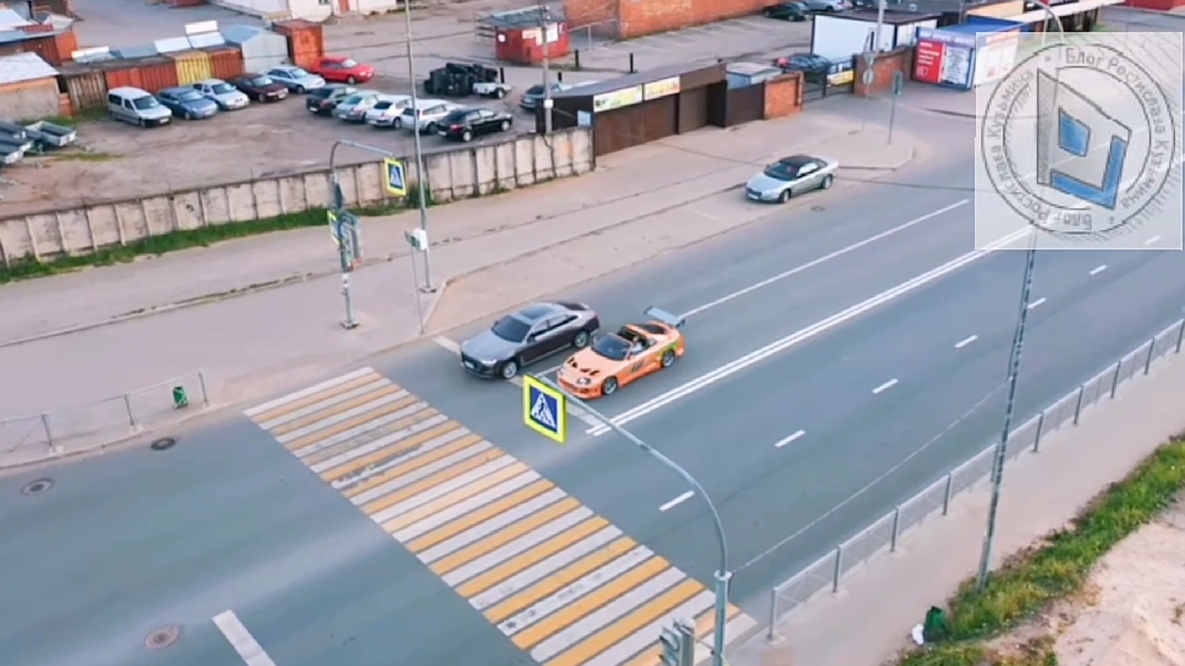 Toyota Supra от Витька (+Санька) из фильма Форсаж 1 оранж. Проверка на прочность подвески и бамперов смотреть онлайн