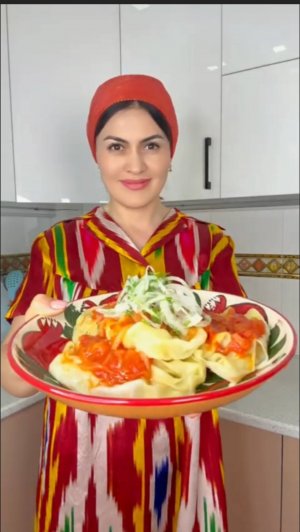 Ханум  популярное блюдо в Узбекистане