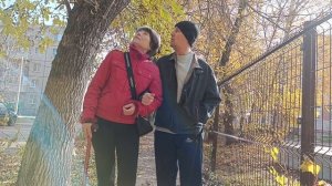 Жизнь после инсульта.Встретил знакомого на прогулке.