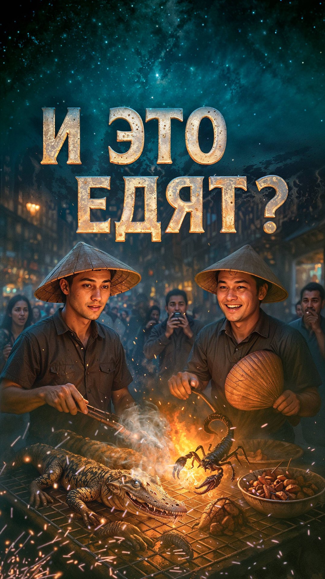 Такого ты точно не ел! Крокодил, крыса, жабы, змеи, сверчки, червяки, еда улиц Вьетнама 🇻🇳 Нячанг