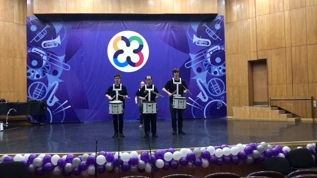 "Осенний град' Федотов Р репетиция ансамбля барабанщиков к выступлению смотреть онлайн