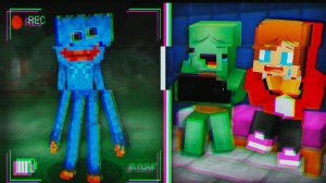 Парни снимают Хагги-Вэгги скрытой камерой в Майнкрафте