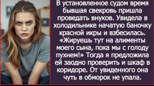 ИСТОРИЯ ИЗ ЖИЗНИ/Бывшая свекровь пришла проведать внуков,  заглянула в холодильник и взбесилась