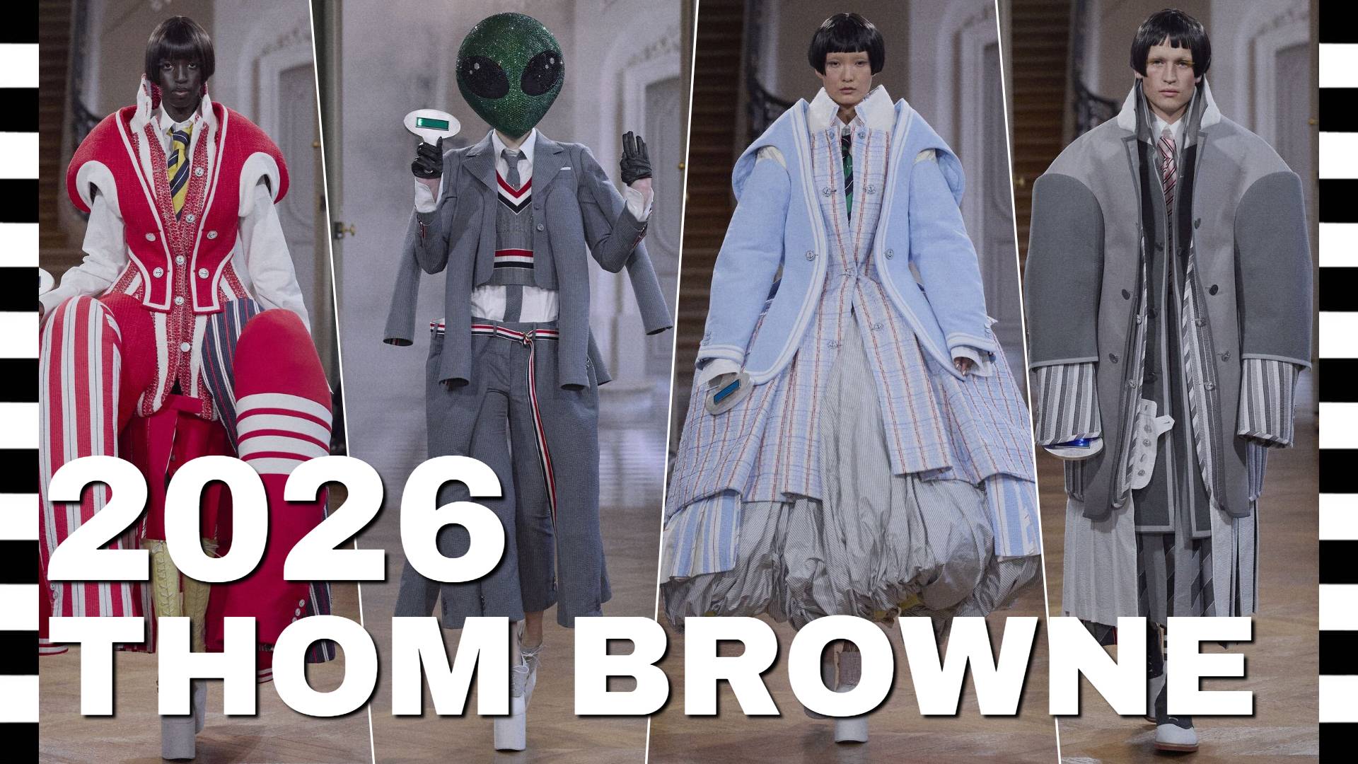 ✔️ THOM BROWNE (Том Браун) коллекция весна-лето 2026 в Париже на Неделе моды смотреть онлайн