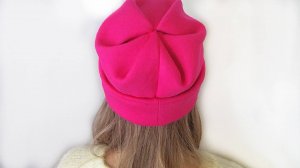 Шапка за 5 минут без выкройки — просто, быстро и красиво!