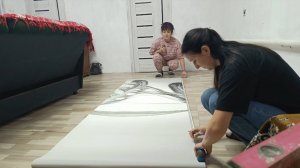 ВЕРНУЛАСЬ В КАЗАХСТАН/КЛЕИМ ФОТООБОИ / БОЛЬШОЕ ХОЗЯЙСТВО В ДЕРЕВНЕ/