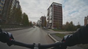 На фэтбайке по Томску: улица Сибирская.