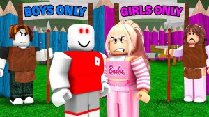 База ДЕВОЧЕК против базы МАЛЬЧИКОВ в игре 99 ночей в лесу в РОБЛОКС