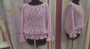 Попетельный Мк Очень красивого джемпера!!!!