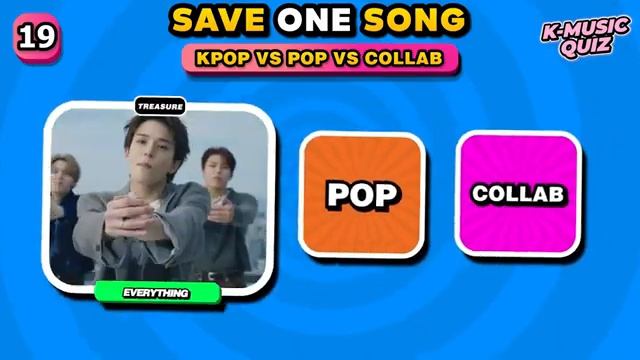 KPOP Vs POP Vs COLLAB - Save One Song Kpop Quiz 2025