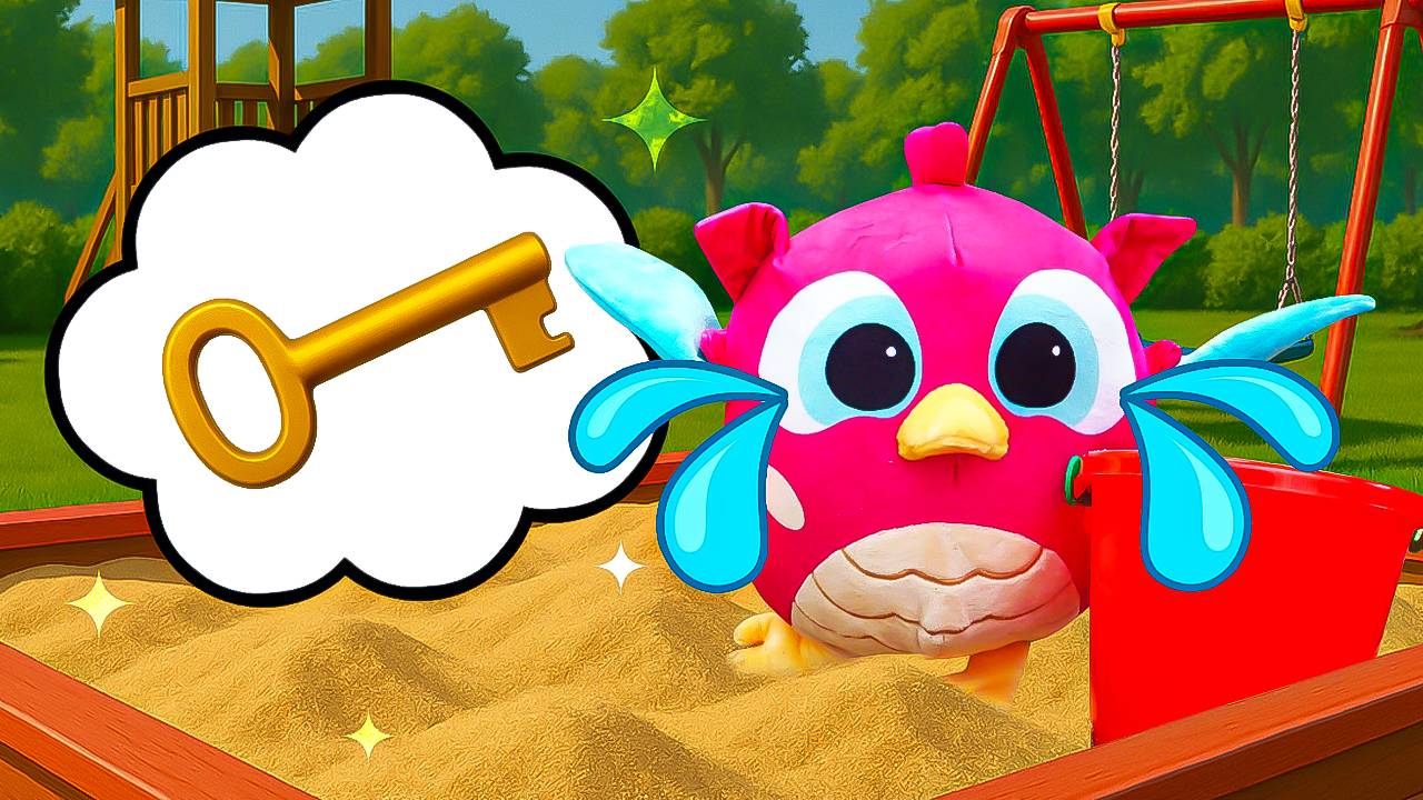 Совенок Хоп Хоп потерял ключ от дома в песке! 🗝️🏠 смотреть онлайн