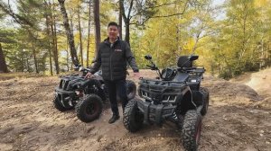 Тест-драйв Байкал Беркут 200 vs Росомаха 200: гонки, дрифт и перетягивание каната в лесу!