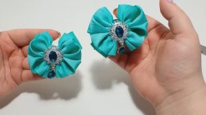 МК бантиков из ролика 7💚💚💚 Мастер класс бантиков