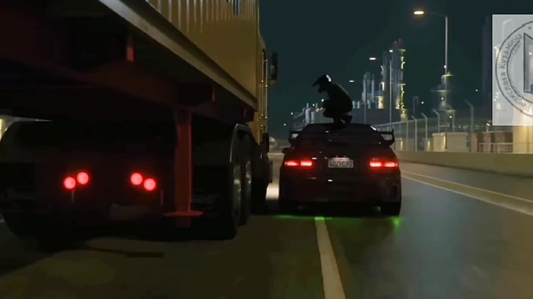 Наконец-то стоящее дело от Витька и Санька на трассе с фурой из Форсаж 1 Rodgers на Honda Civic. смотреть онлайн