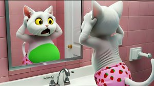 Приключения кошки Кэт. Маленькая кошечка съела загадочный банан #catai