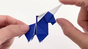 Как сделать единорога из бумаги. Поделки оригами из бумаги