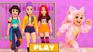 ПОБЕГ ИЗ ТЮРЬМЫ ДЕМОН ХАНТЕРС В РОБЛОКС! БЕГУ ОТ МИРЫ, РУМИ И ЗОИ