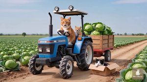 Котики ии капуста