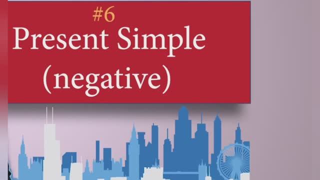 Онлайн уроки английского. Практика 6 - Present Simple (negative). смотреть онлайн