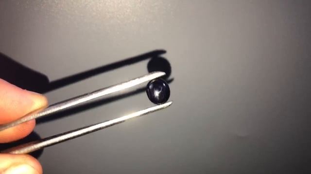 Сапфир чёрный 6,0кт №487