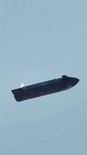Приводнение Старшипа S38 - пуск IFT 11