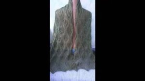 Палантин Весенние листья МК