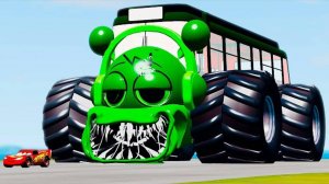 ПОБЕГ ОТ ОГРОМНОЙ ПОДРУГИ СПРУНКИ ПРОТИВ МОНСТРА ГРУЗОВИКА В БИМКЕ