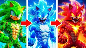 Прокачал Соника в Стихийного Соника в ГТА 5 !