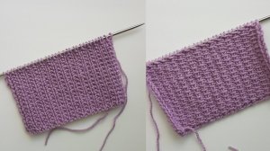 Этот узор вяжется быстрее, чем ты думаешь! Двусторонний хит.