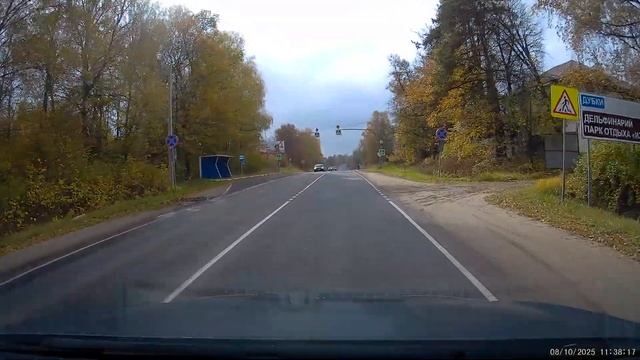 ASMR Дорога с комментариями! Старое Ярославское шоссе. Объездная дорога. Золотая осень.