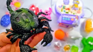 АСМР РАСПАКОВКА сквишей 🥰 антистрессы АСМР Таба лапки 🐾 приятные звуки АСМР 👀