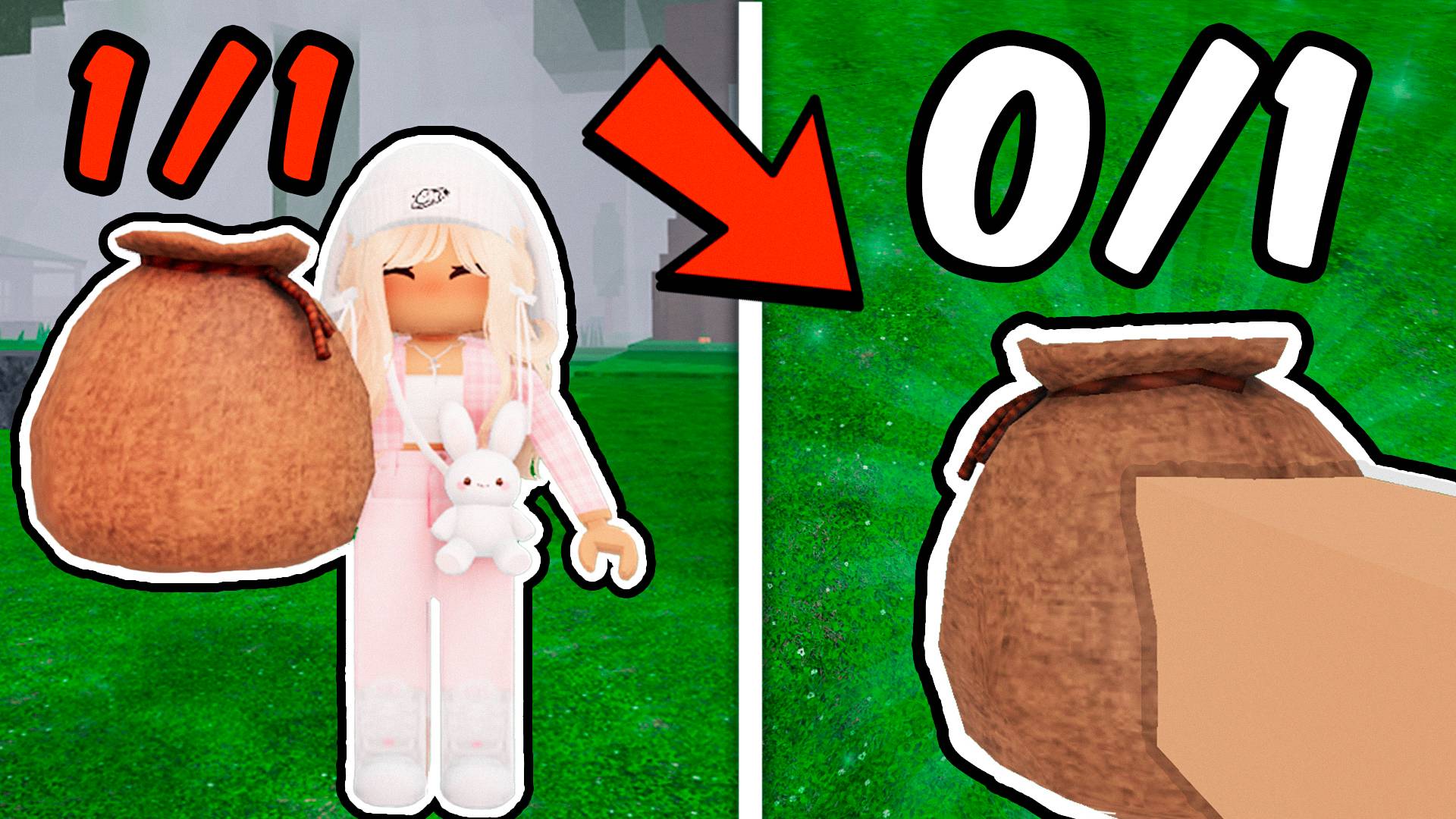 1 СЛОТ В МЕШКЕ ЧЕЛЛЕНДЖ в 99 ночах в лесу в РОБЛОКС!