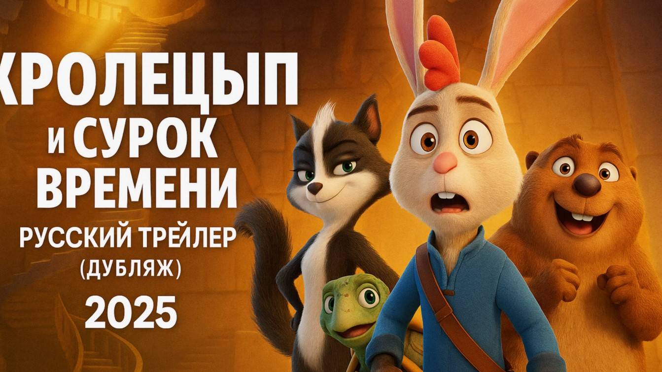 Кролецып и сурок времени (Мультфильм 2025) - Трейлер смотреть онлайн