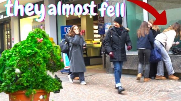 BUSHMAN PRANK SCARING PEOPLE IN(UNSUSPECTED LOCATION)