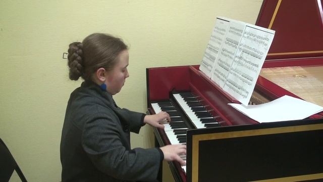 F.Couperin. Le Reveil-Matin.Maria Glinka(Harpsichord)