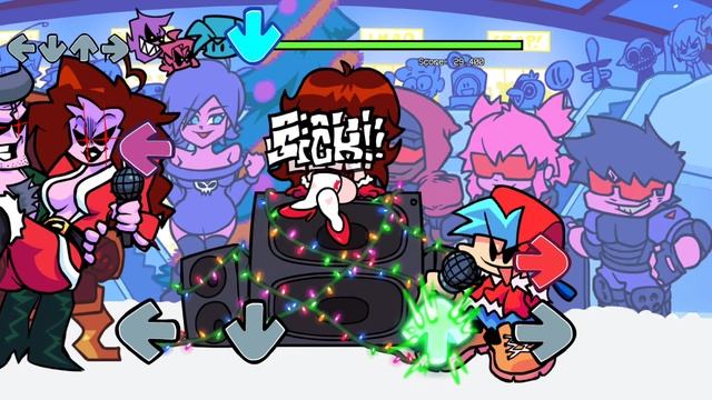 "Friday night funkin". Полное прохождение игры в фриплейе на харде-2 часть