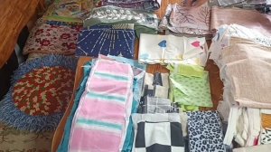 Большая распаковка  посылки с компании Магнатекс/ Обзор посылки с лоскутами.