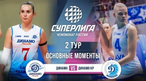 Динамо - Динамо Краснодар | 2 тур | Основные моменты | Суперлига 2025-2026