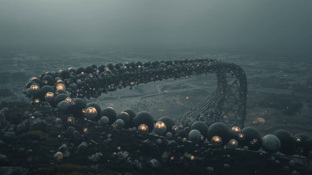 Bridge Of Living Storms ⚡ 2-Hour Hypnotic Ambience ｜ Shifting Orbs & Silent Rhythm ｜ Futuristic