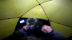 Рыбалка на реке. Налим на стук, четвёртый выход на лёд.