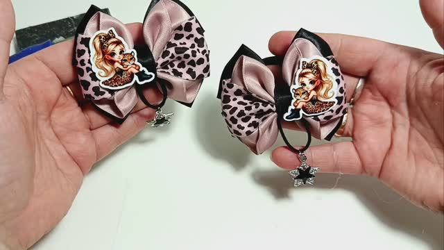 Мк бантиков из ролика 14😍 бантики просто 💣 Мастер класс бантиков