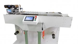 Перемотчик и маркиратор Yeacode на УФ чернилах. Печать Data-matrix кода "Честный знак" на пленке