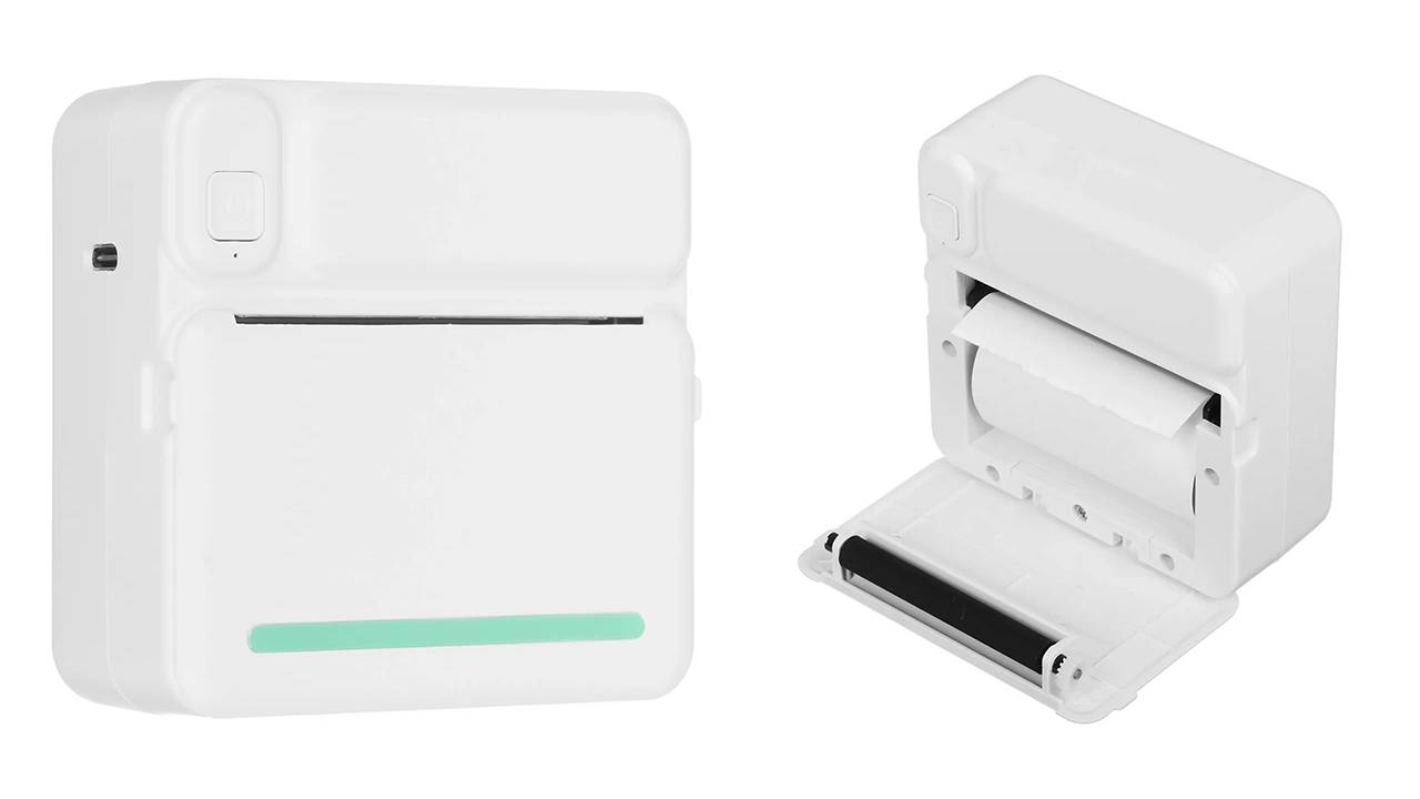 Очень маленький автономный фотопринтер для быстрой печати фото по bluetooth смотреть онлайн