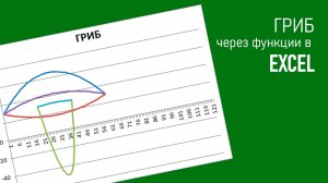 Гриб в Excel при помощи функций