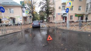 ДТП с самокатом в Ставрополе "Летел на всех парах"