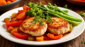 Куриные котлеты на сковороде: овощная симфония вкуса. Пошаговый видеорецепт